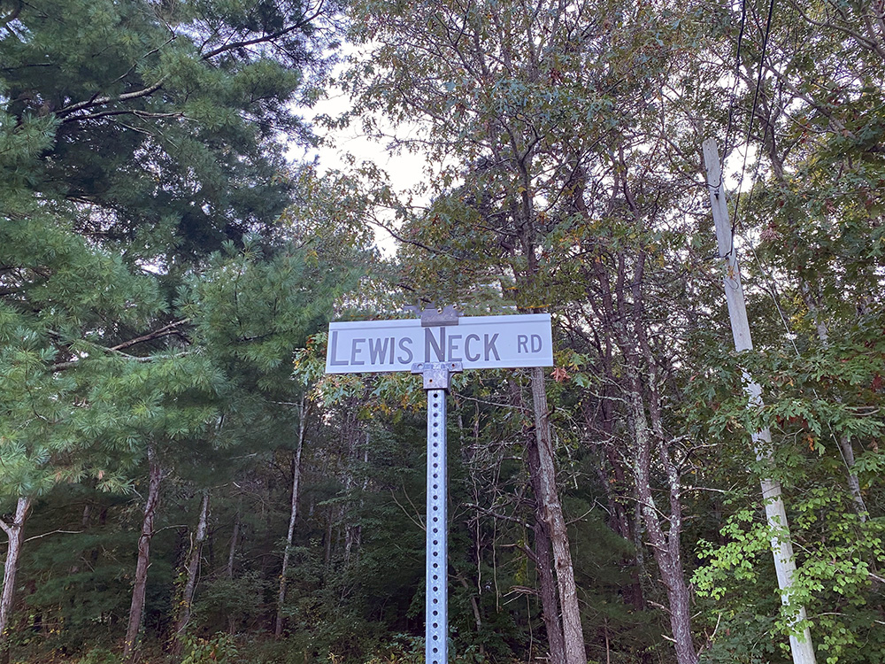 Lewis-Neck-Rd-Sign Affordable Housing Lewis Neck Road Falmouth