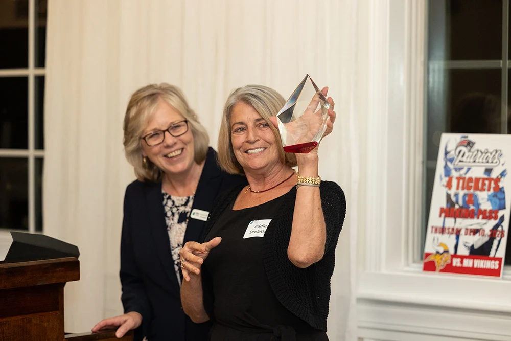 FHT President Addie Drolette presented with the Inaugural Ruby Leadership Award